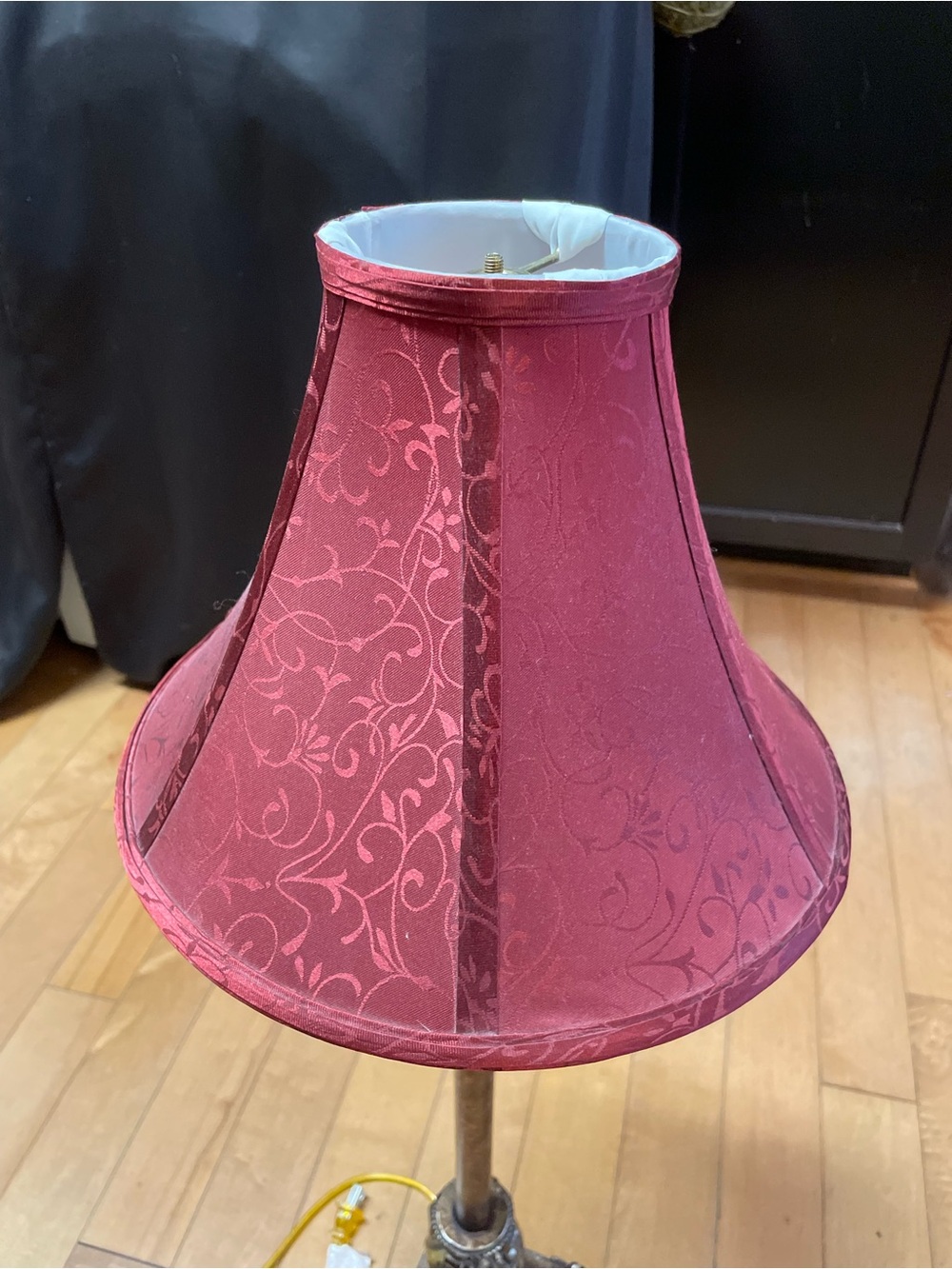 Elegant burgundy Vintage Lamp Shade